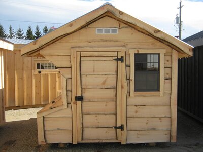 8x10 Live-Edge Chicken Coop