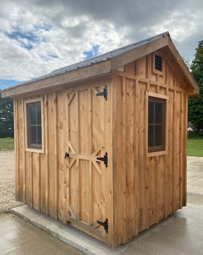 6x8 Custom Board & Batten Shed