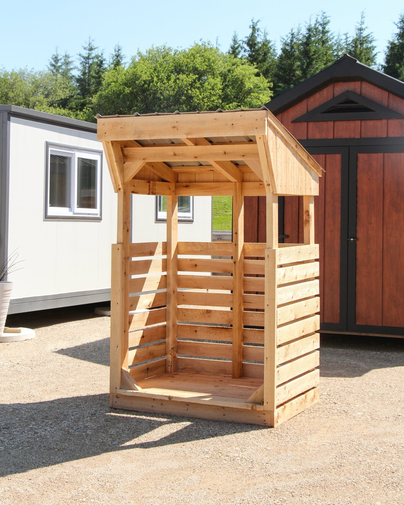 4-Foot Firewood Storage Shed