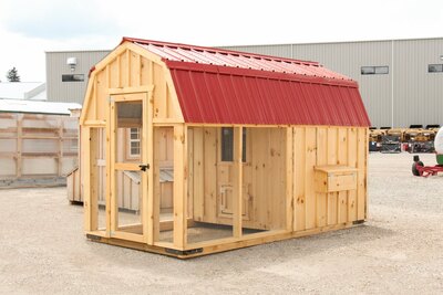 6x12 Barn-Style Chicken Coop