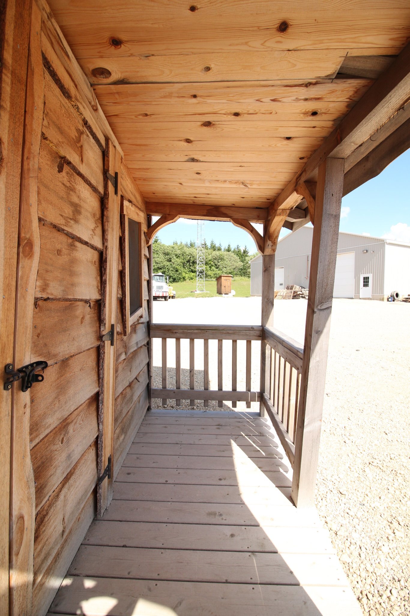 Crooked Shed with Porch