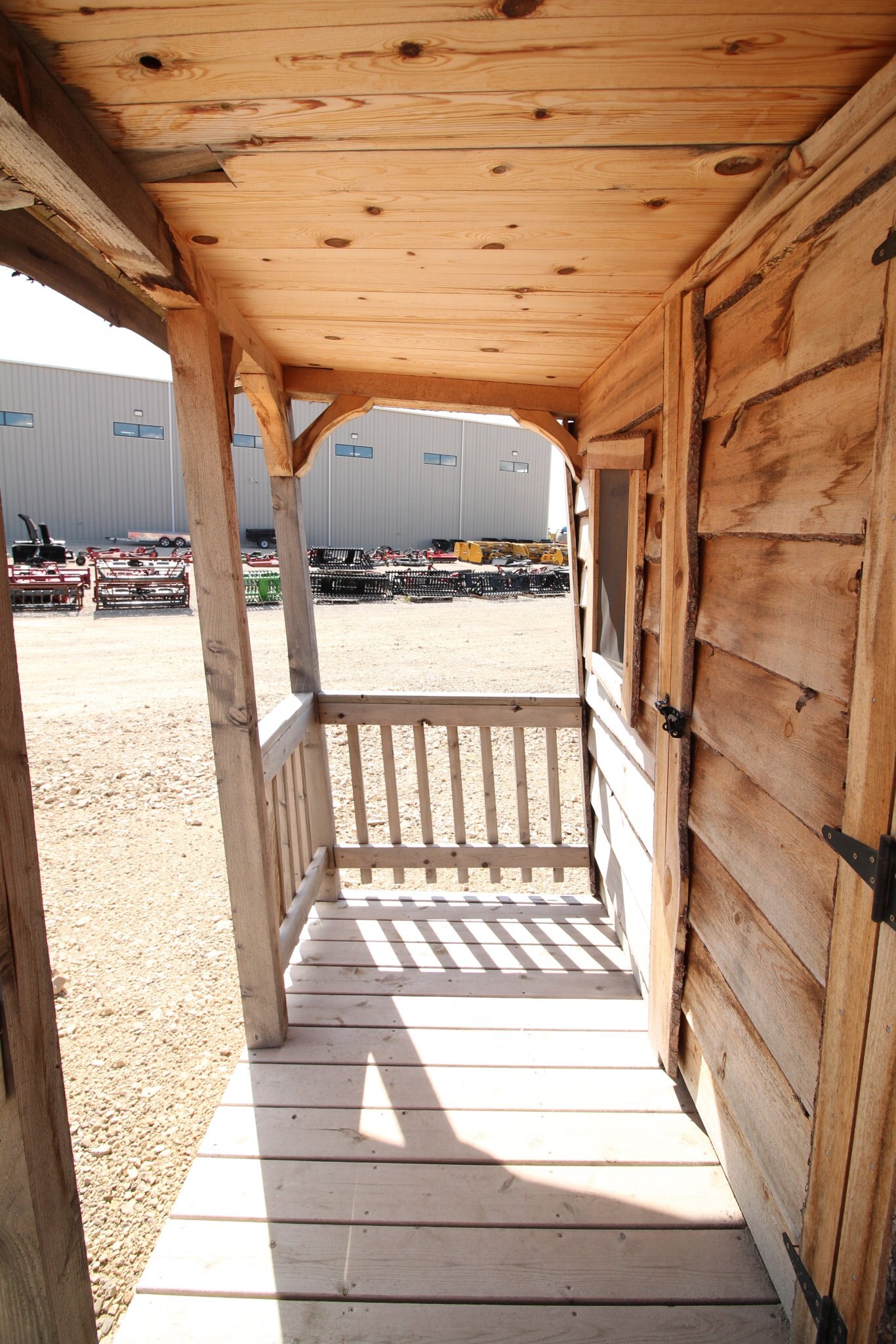 Crooked Shed with Porch