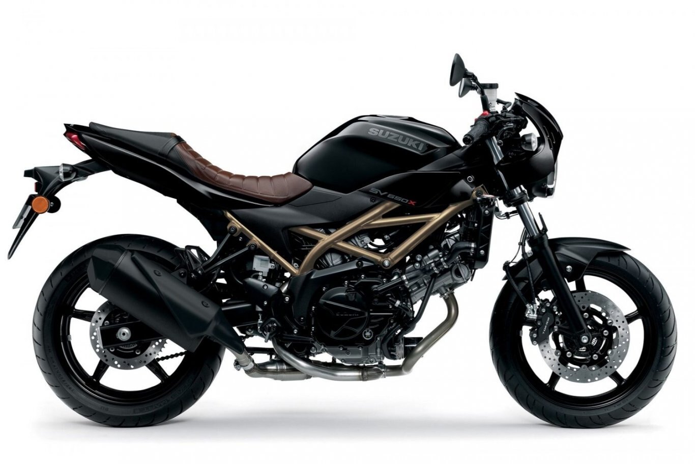 2022 Suzuki SV650X Glass Sparkle Black