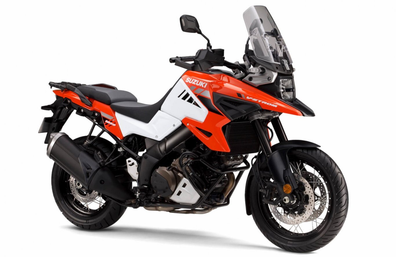 2022 Suzuki V-Strom 1050XA Pearl Brilliant White/Glass Blaze Orange