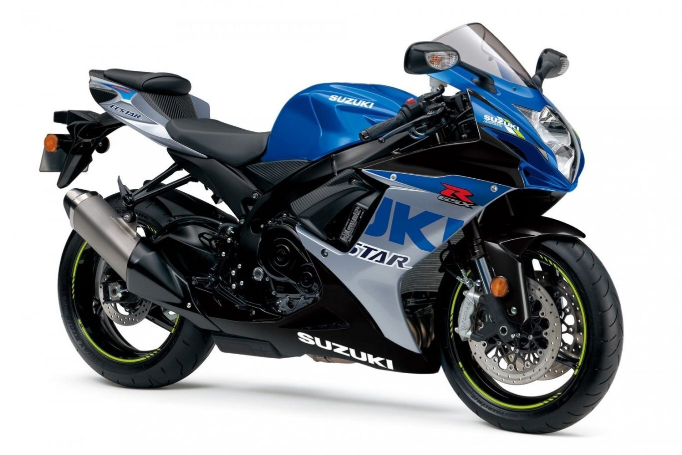 2022 Suzuki GSX-R600 Metallic Triton Blue / Metallic Mystic Silver