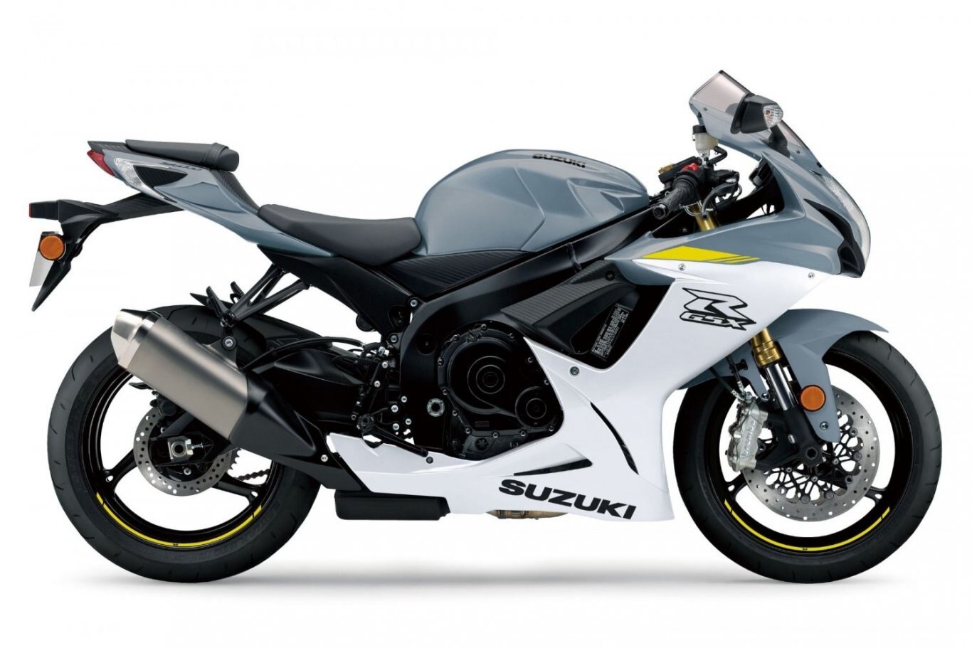 2022 Suzuki GSX-R750 Glass Mat Mechanical Gray / Pearl Brilliant White (CFS)