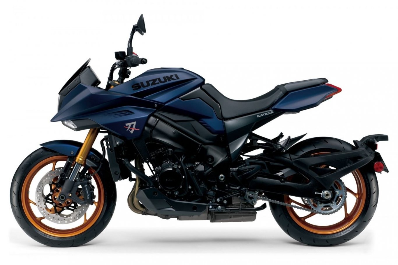 2022 Suzuki Katana Metalllic Mat Stellar Blue (YUA)