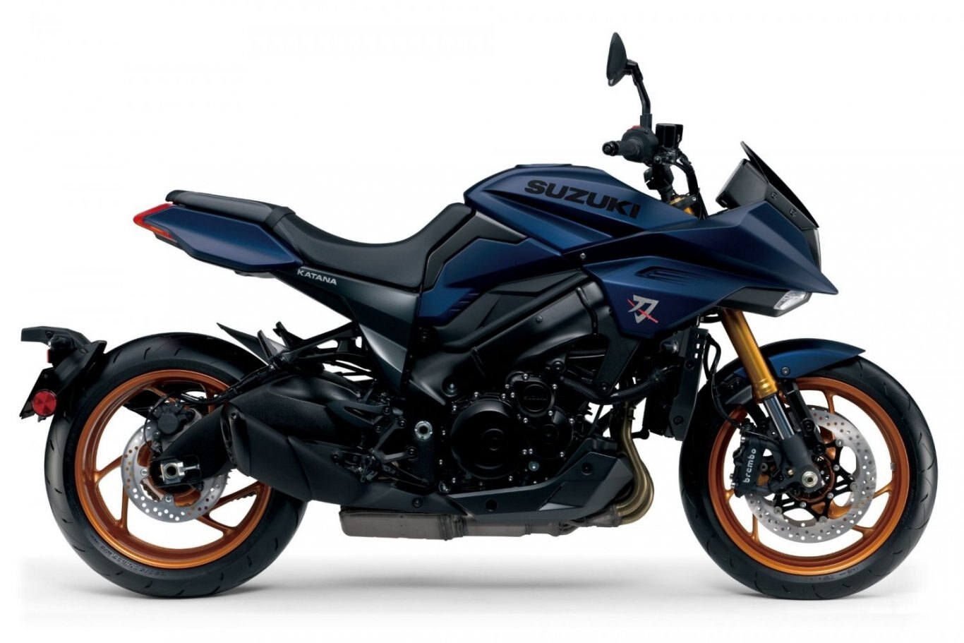 2022 Suzuki Katana Metalllic Mat Stellar Blue (YUA)