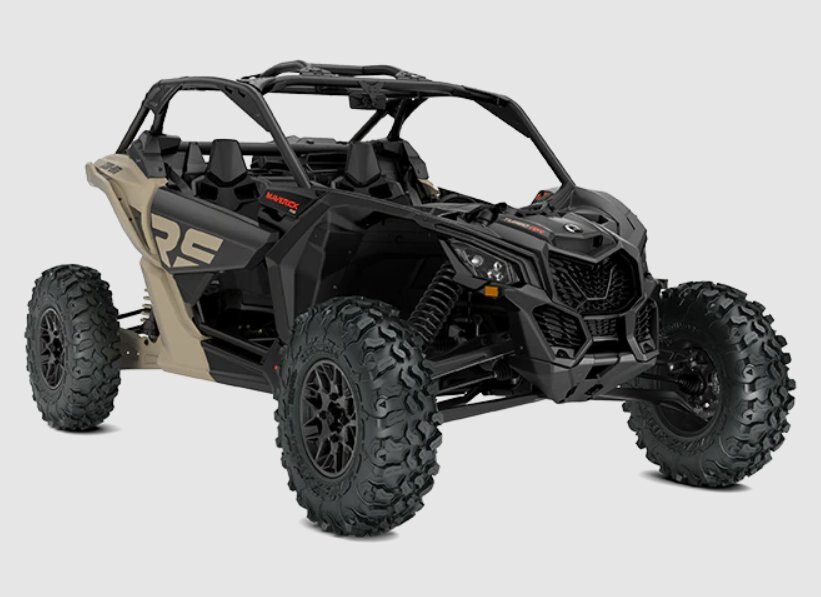 2023 Can-Am MAVERICK X3 RS TURBO RR 72 desert-tan-carbon-black