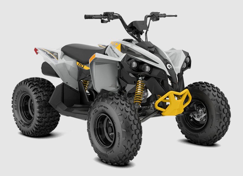 2023 Can Am RENEGADE 110 EFI catalyst gray neo yellow