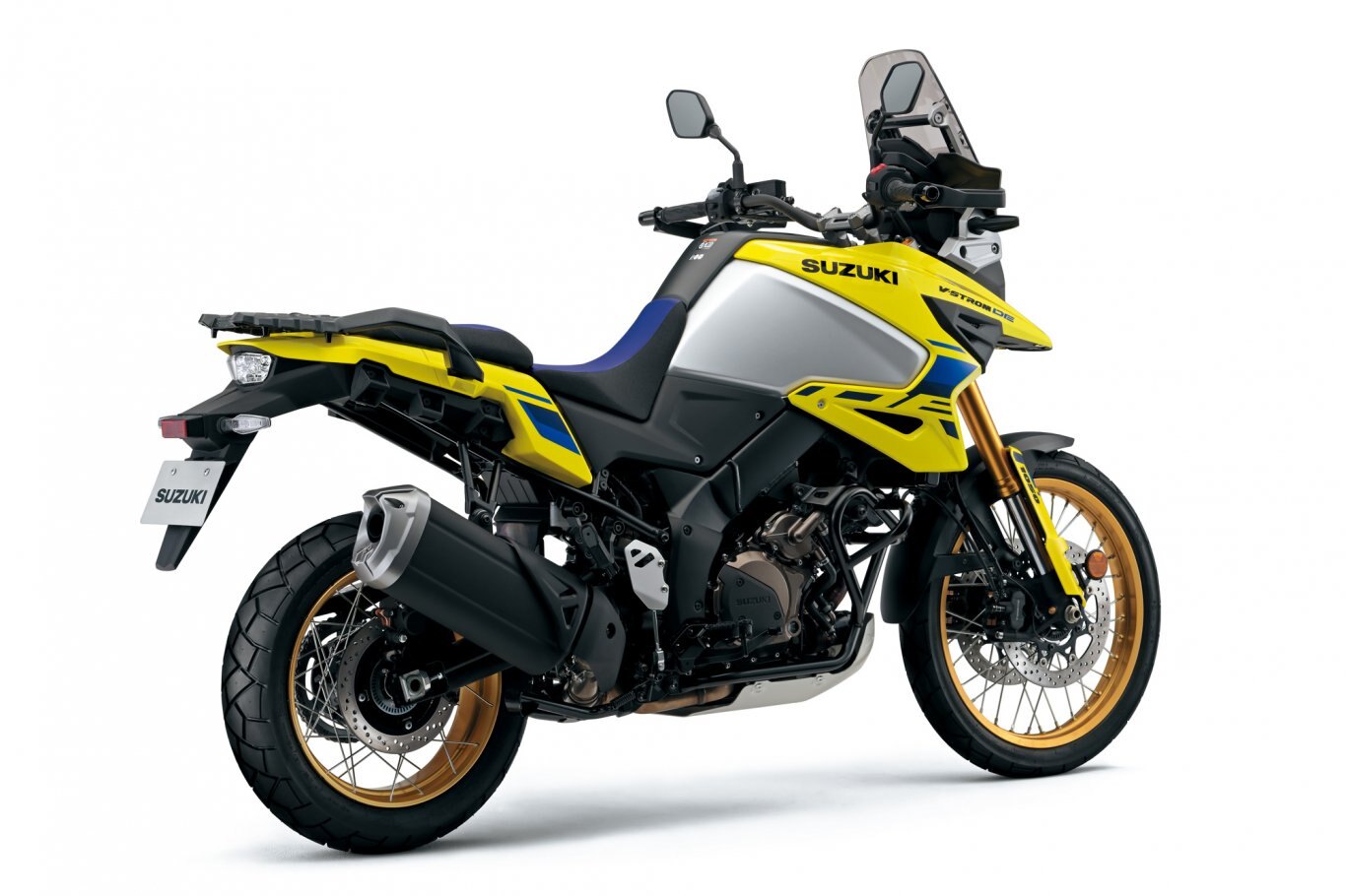 2023 Suzuki V STROM 1050DE Champion Yellow No.2 / Metallic Mat Sword Silver