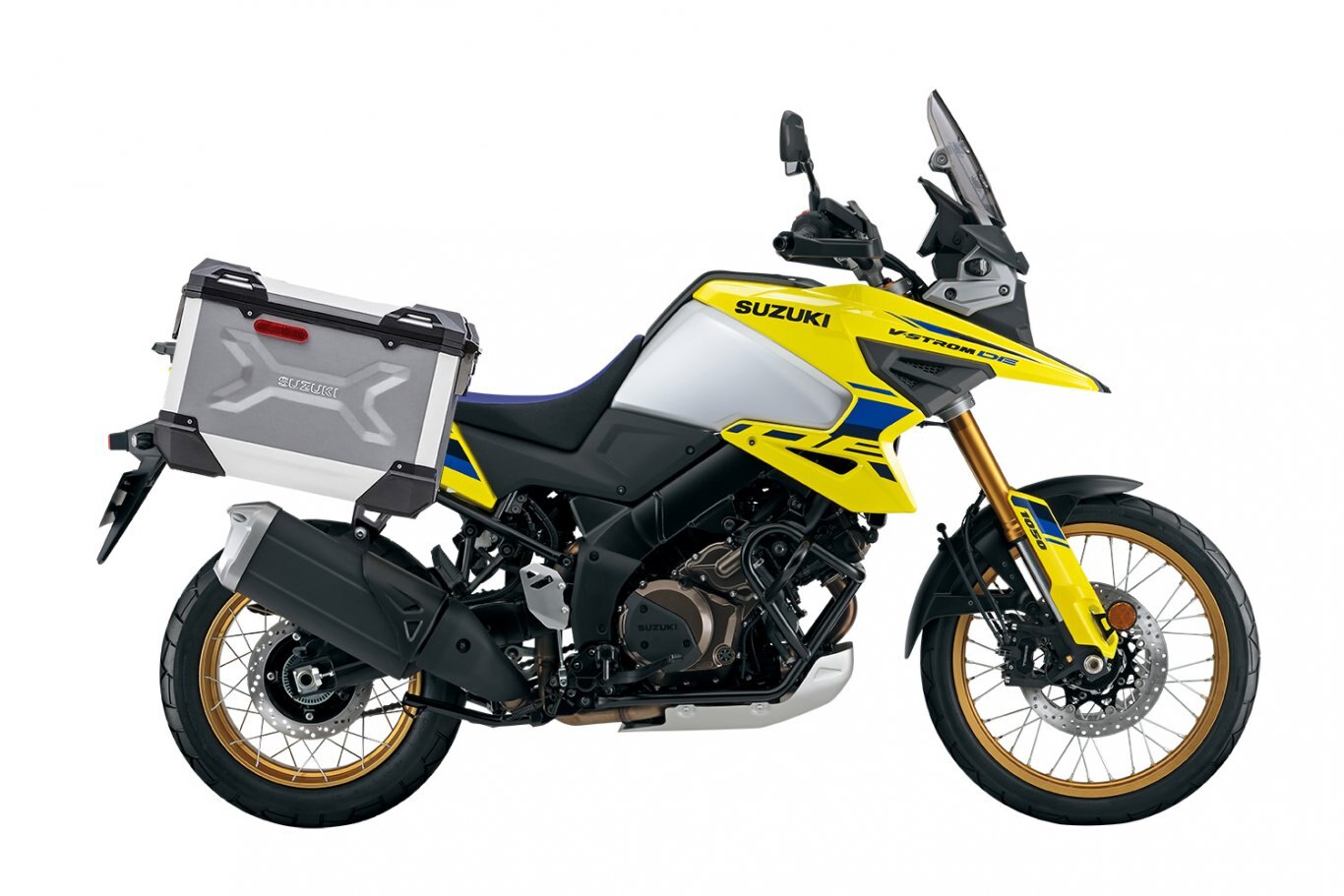 2023 Suzuki V-STROM 1050DE ADVENTURE Champion Yellow No.2 / Metallic Mat Sword Silver