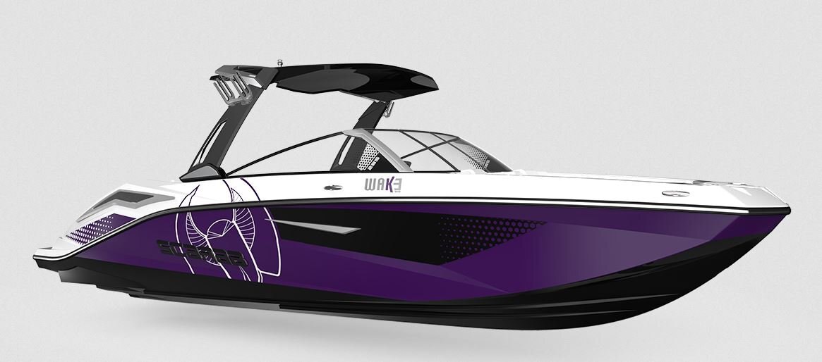 2024 Scarab Jet 285 WAKE ID BLACK/AMETHYST W/GRAPHICS