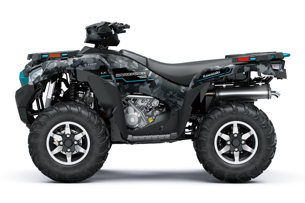 2024 Kawasaki BRUTE FORCE 750 EPS LE CYPHER CAMO GRAY