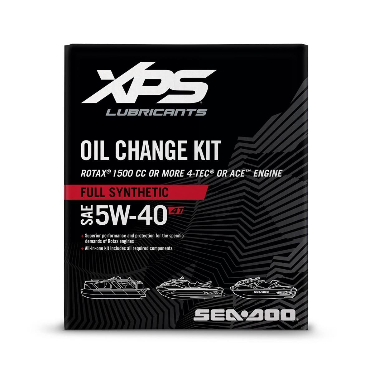 5W 40 Full Synthetic Oil Change Kit For Sea Doo 4 Stroke Engines Of 1500 cc Or More