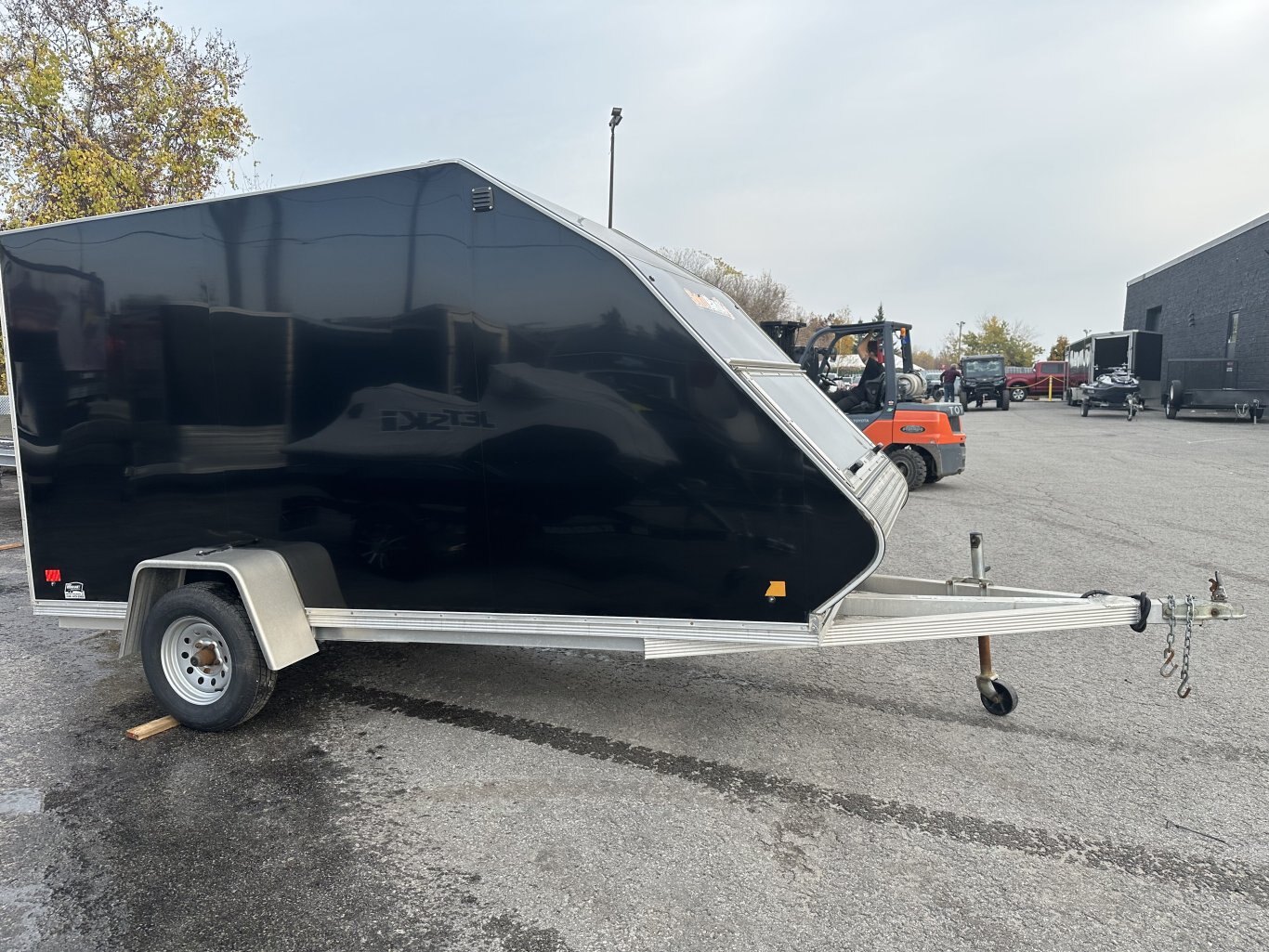 2022 Sno Pro Enclosed Hybrid Single Wide Snowmobile Trailer