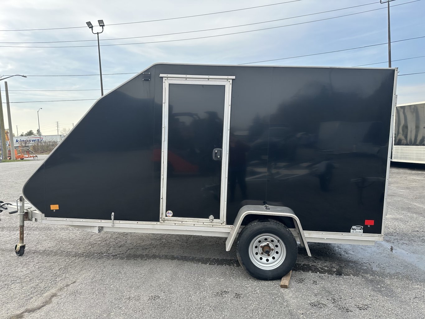 2022 Sno Pro Enclosed Hybrid Single Wide Snowmobile Trailer