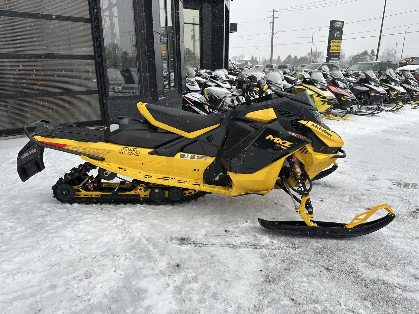 2024 Ski Doo MXZ XRS COMP 850 Turbo R Shot Start, 10.25 Dash!