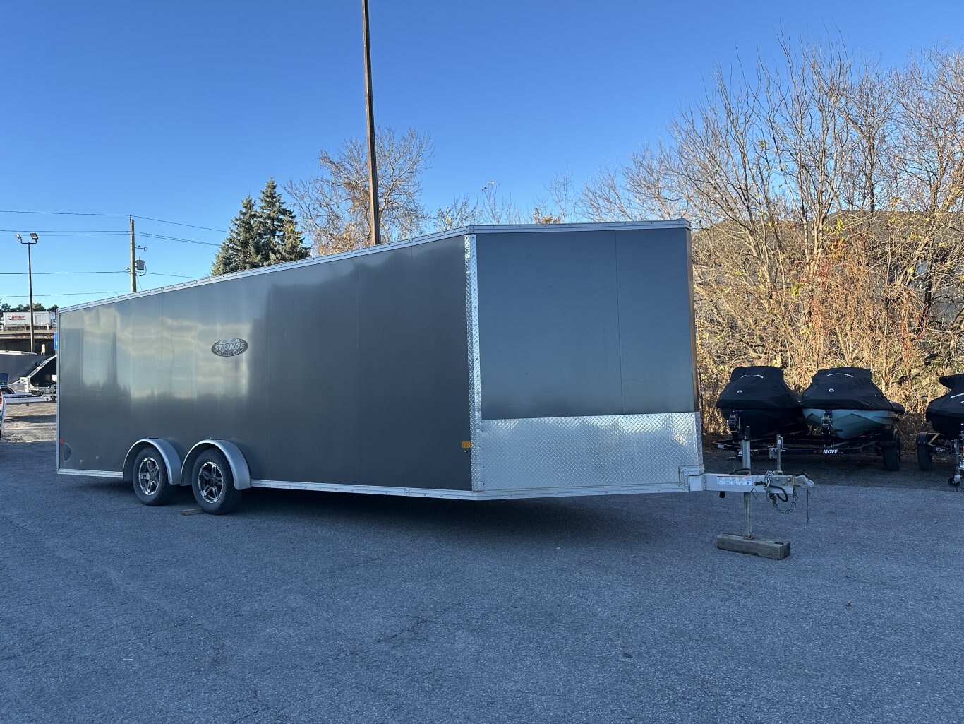 2022 EZ Loader 7.5 x 22 + 5 V Nose All Aluminum Trailer