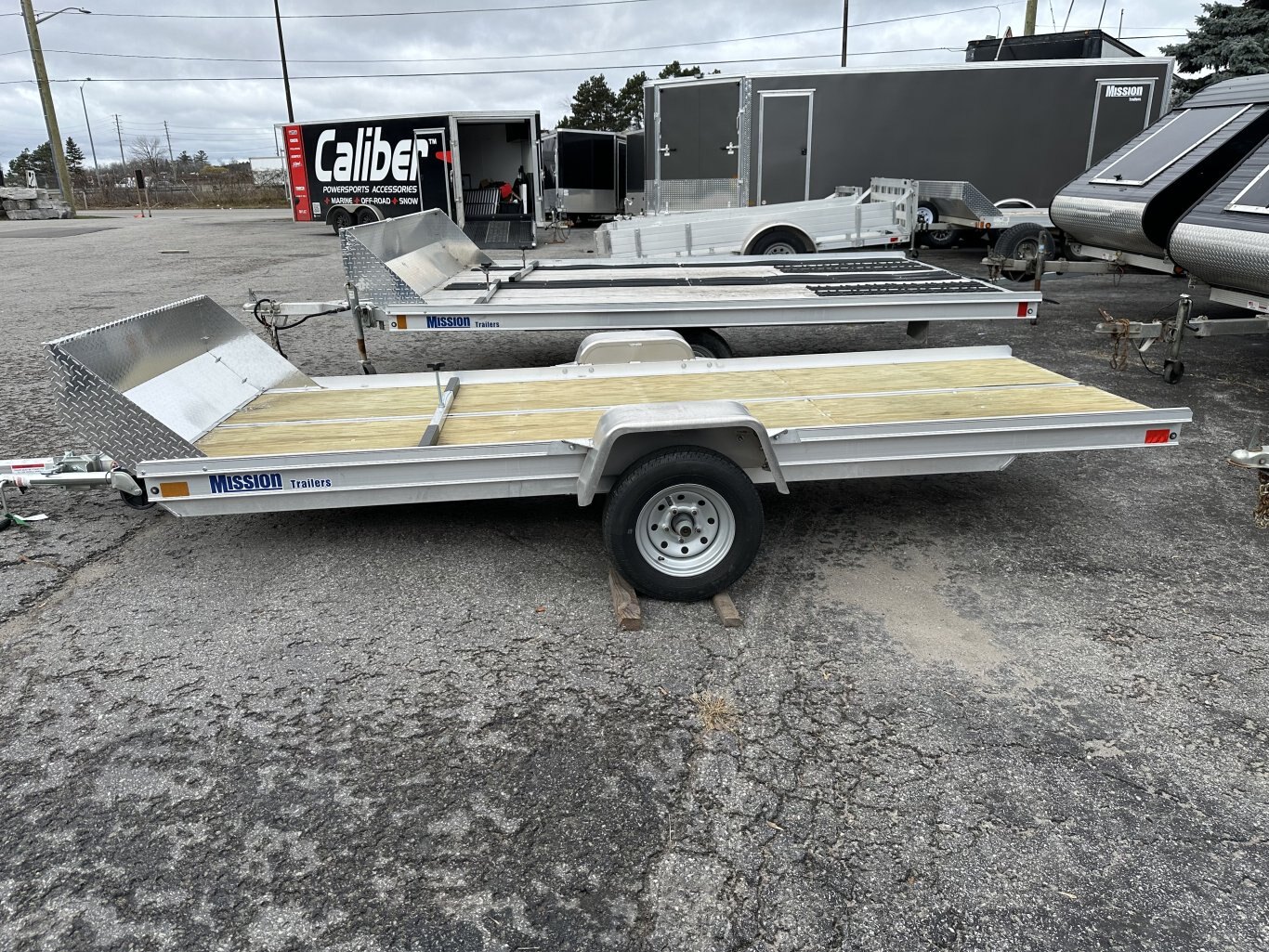 2025 Mission Open 52 x 12 Snow Trailer