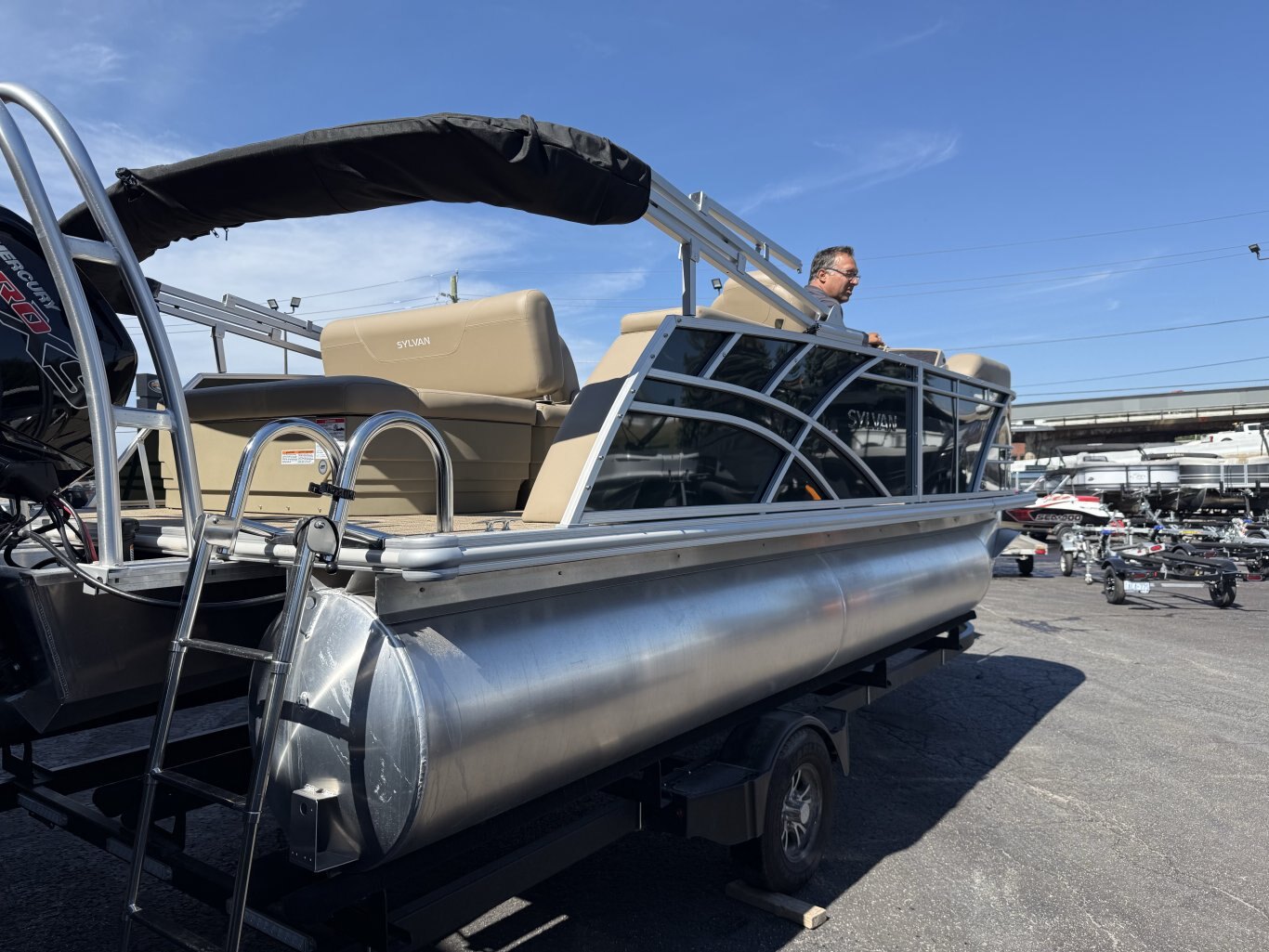 2026 Sylvan Mirage 8520 CLZ DH Tri Toon 115HP