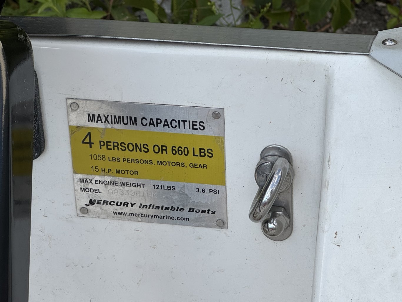 2008 Mercury 330 Ocean Inflatable