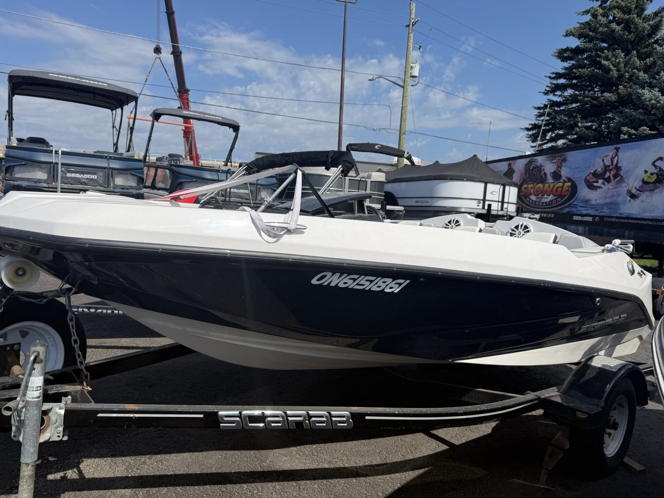 2018 Scarab 165 G 150HP Rotax 4 Stroke