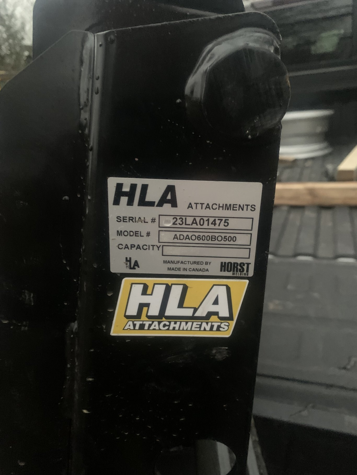 Hla Alo/Skid Steer Adapter