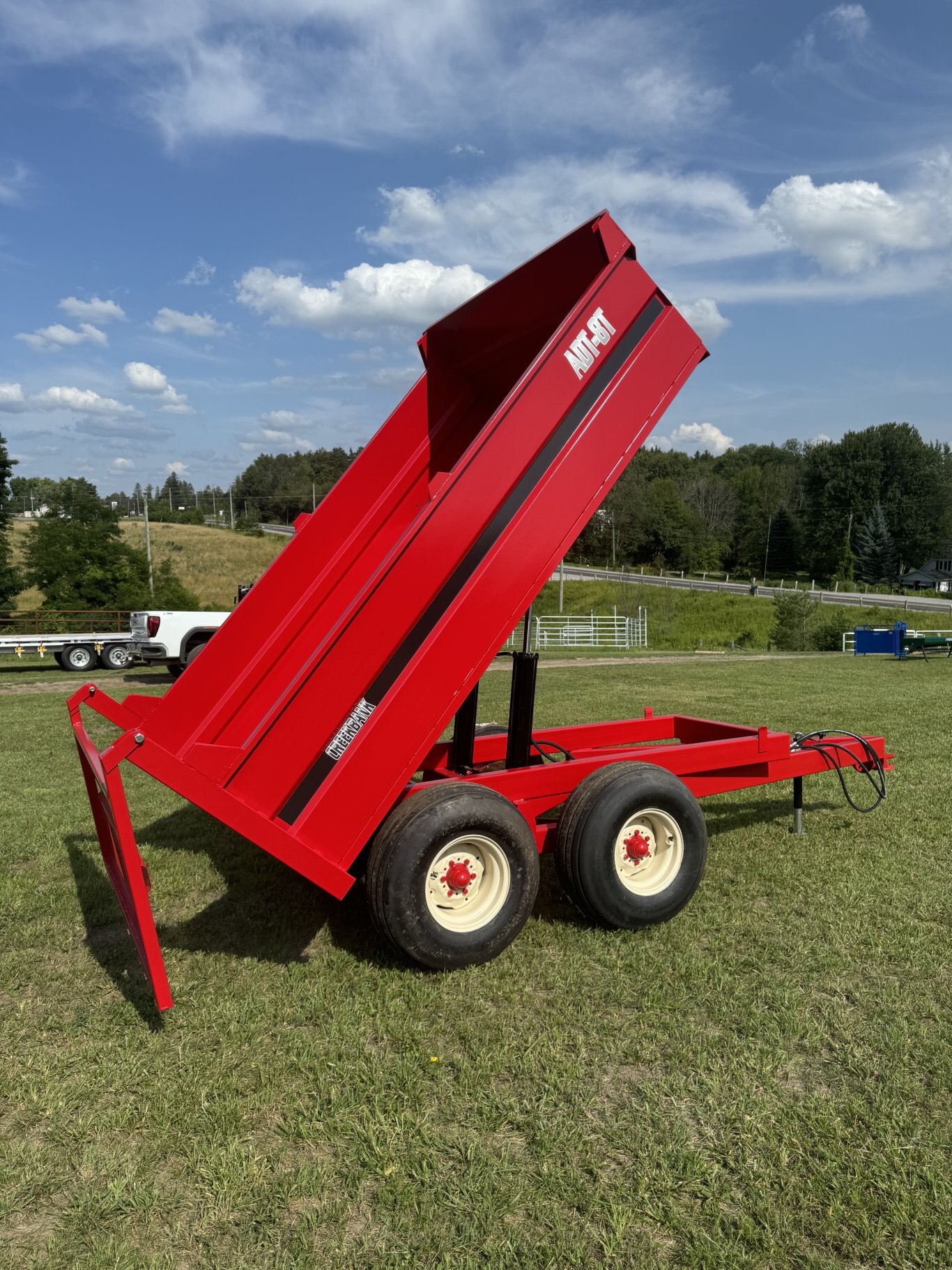 New 8 Ton Dump Trailer