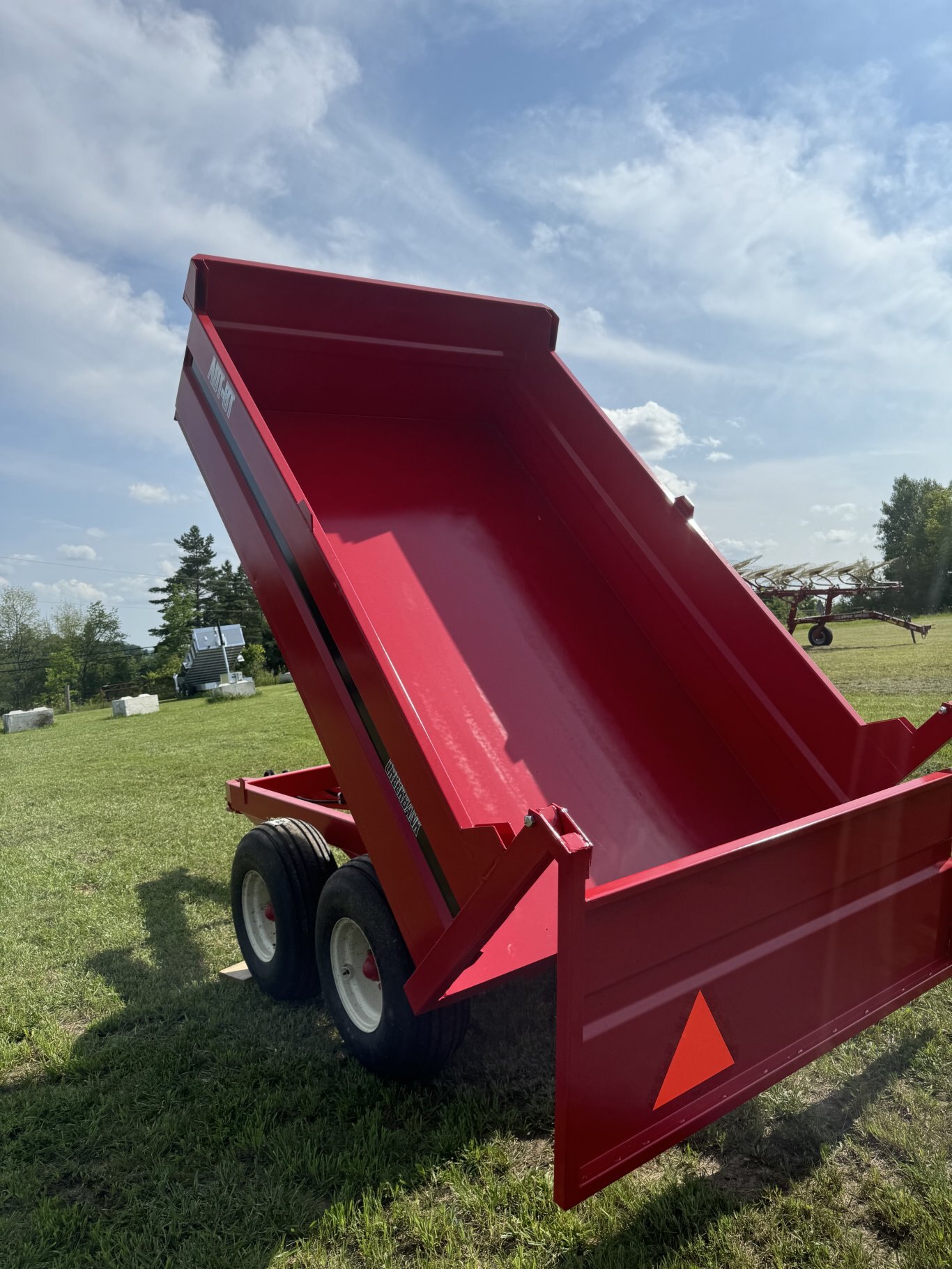 New 8 Ton Dump Trailer