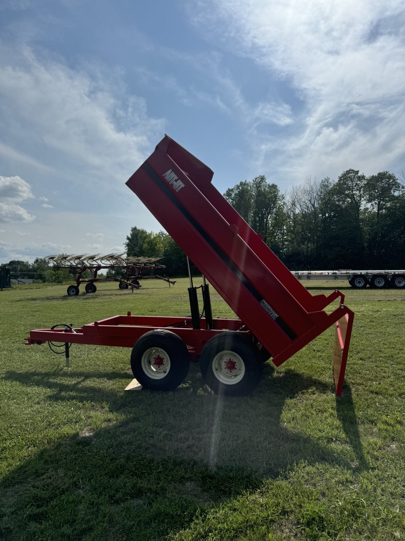 New 8 Ton Dump Trailer