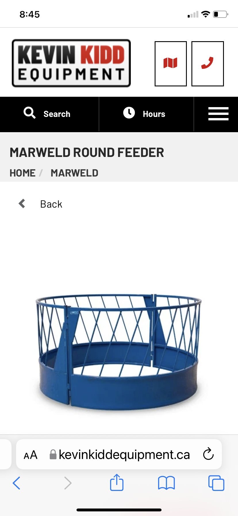 Schummer 2 piece hay feeder