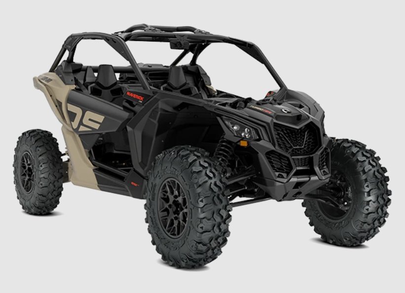 2023 Can-Am MAVERICK X3 DS TURBO RR 64 desert-tan-carbon-black