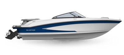 Glastron GX 195 White w/ Denim Blue
