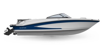 Glastron GX 215 White w/ Denim Blue
