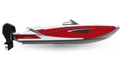 Glastron GTD 240 White w/ Crimson Red