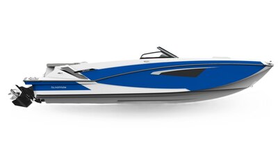 Glastron GTD 245 White w/ Denim Blue