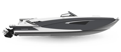 Glastron GTD 245 White w/ Phantom Grey