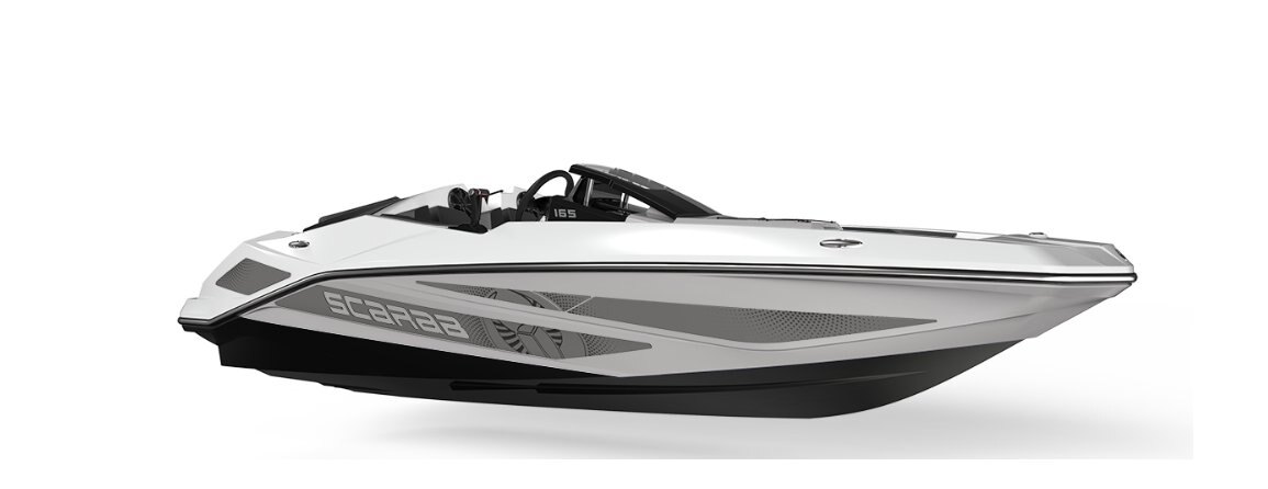 2025 Scarab 165 LX BLACK/PEARL GRAY