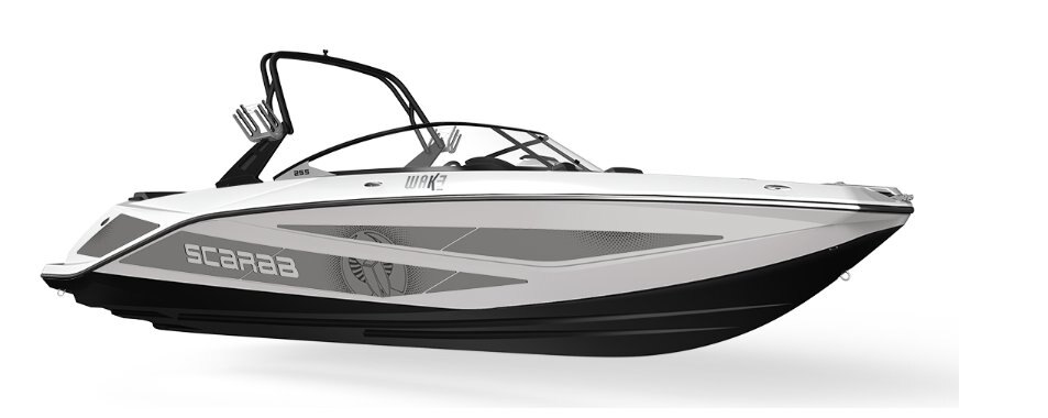 2025 Scarab 255 LX WAKE BLACK/PEARL GRAY