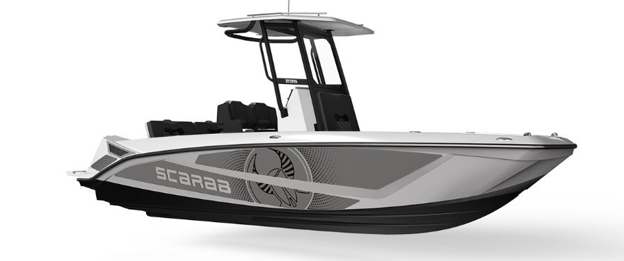 2025 Scarab 235 Open LX BLACK/PEARL GRAY