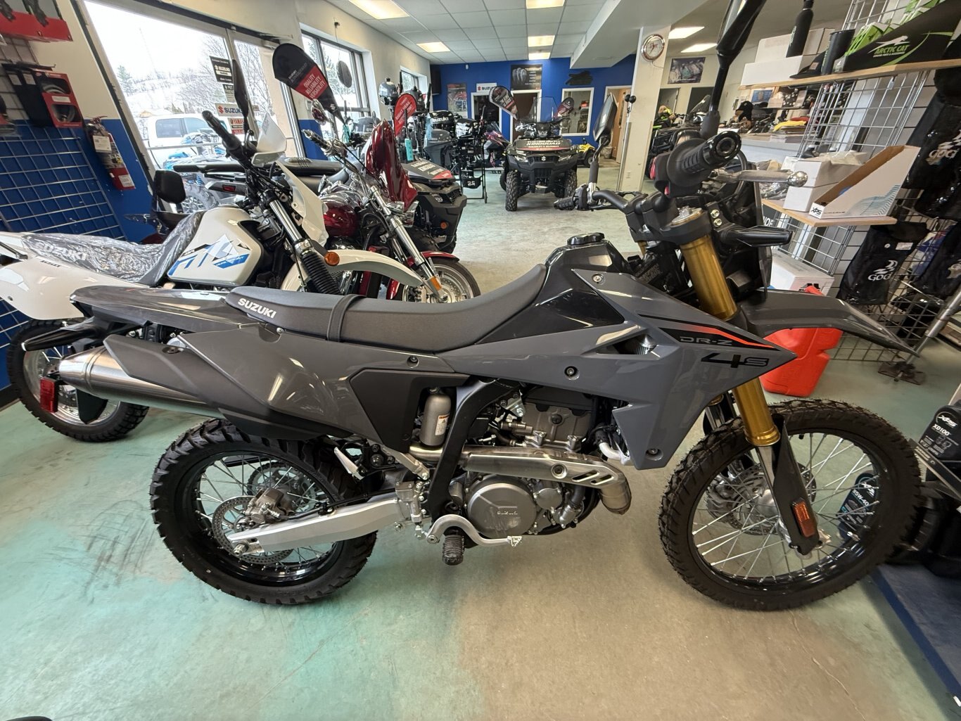 2025 Suzuki DR-Z4SM  Grey or White