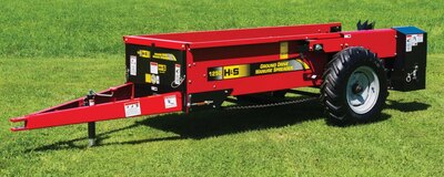 H&S S1250 31.27 Cu. Ft. Struck Per ASAE S324.2 Ground Drive Manure Spreader