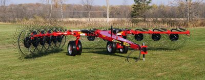 H&S AR3212 12-Wheel Action Rake