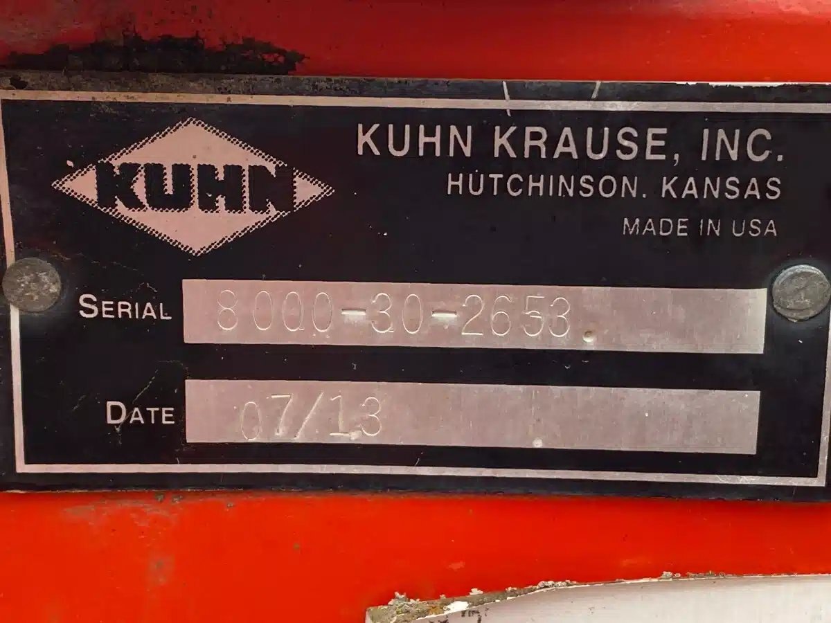 2015 Kuhn 8000 30