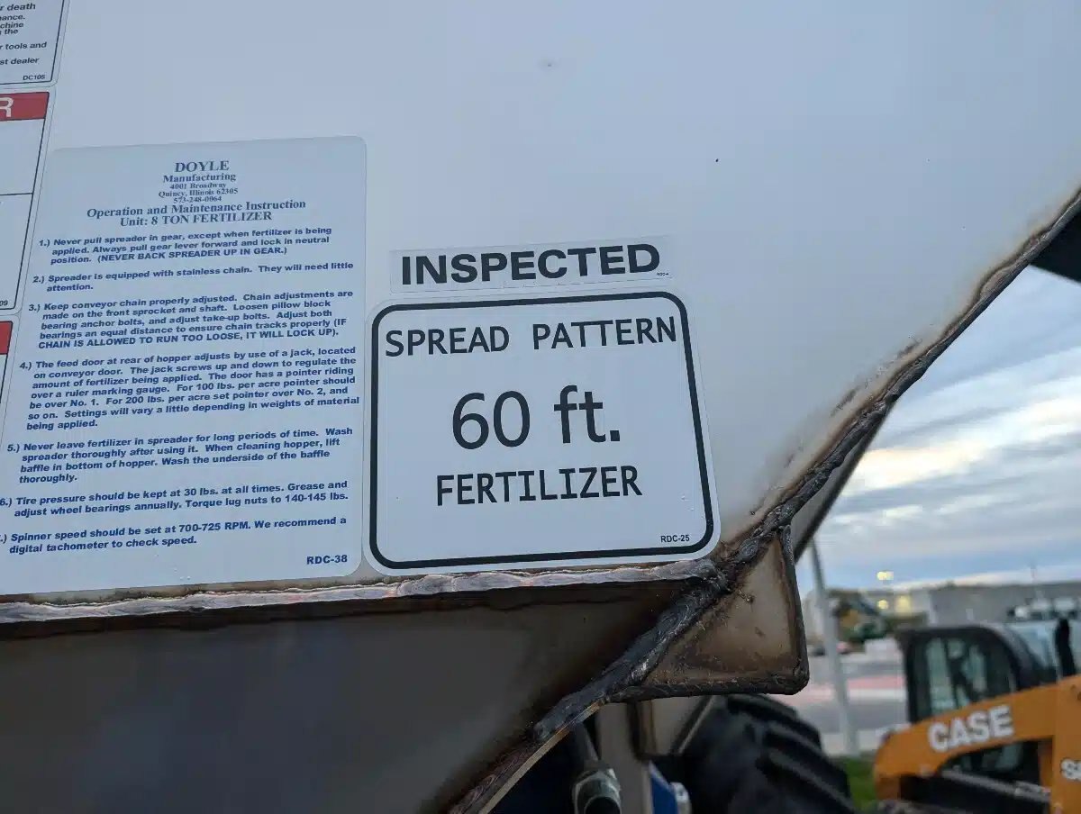 2025 Doyle Row Crop spreader