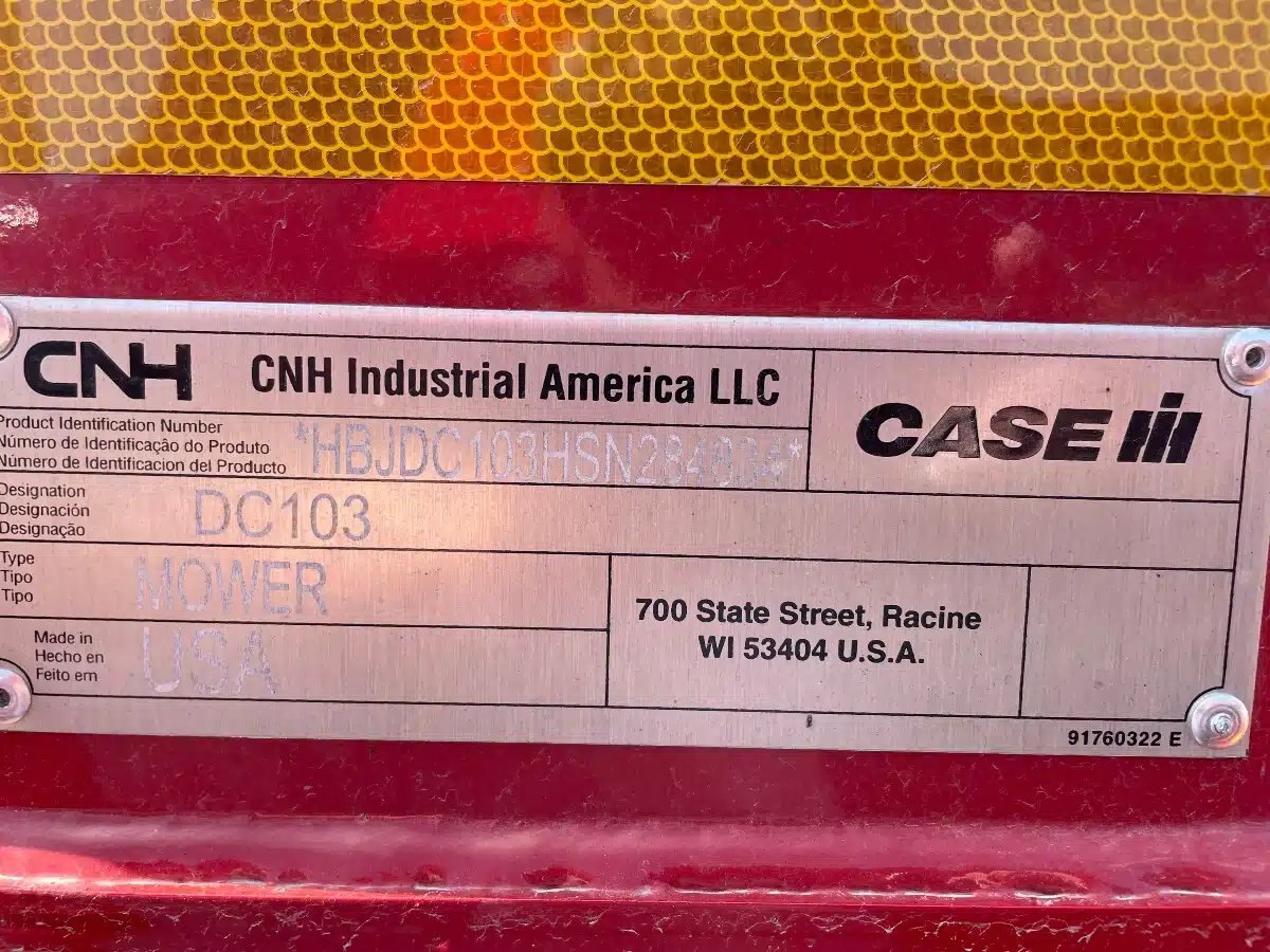 2025 Case IH DC103
