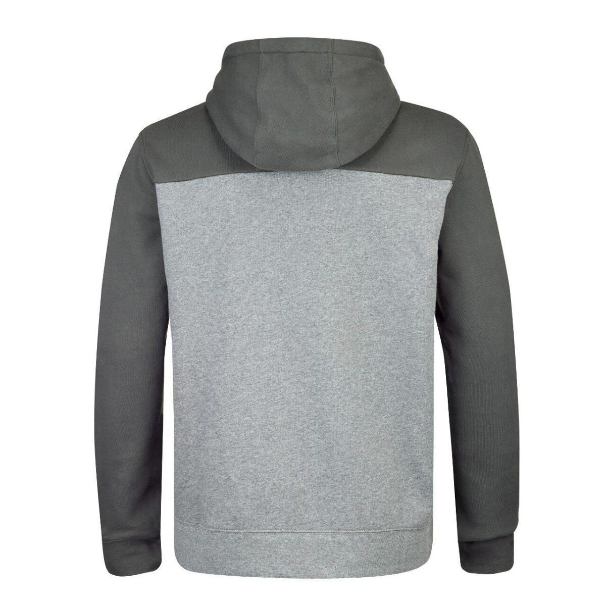 Intersect Pullover Hoodie / Heather Grey / S