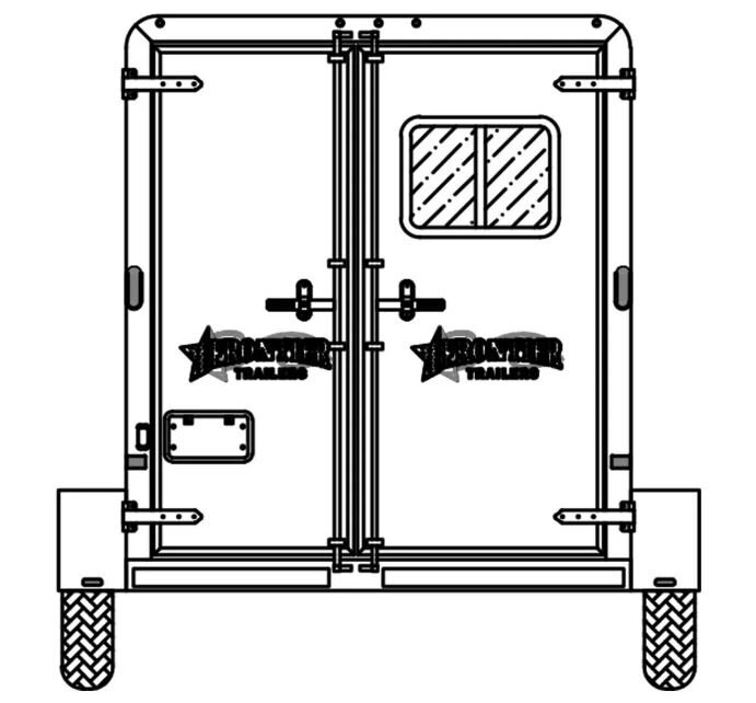 Frontier Trailers STRIDER 3H GN LITE