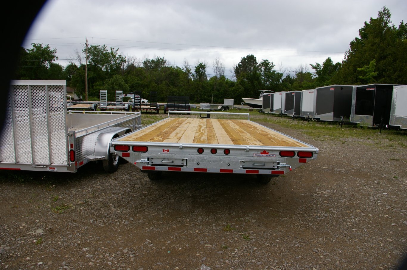 2024 102X20 DECKOVER TRAILER, TANDEM AXLE, GALVANIZED, GALVANIZED, SILVER, 14000GVWR